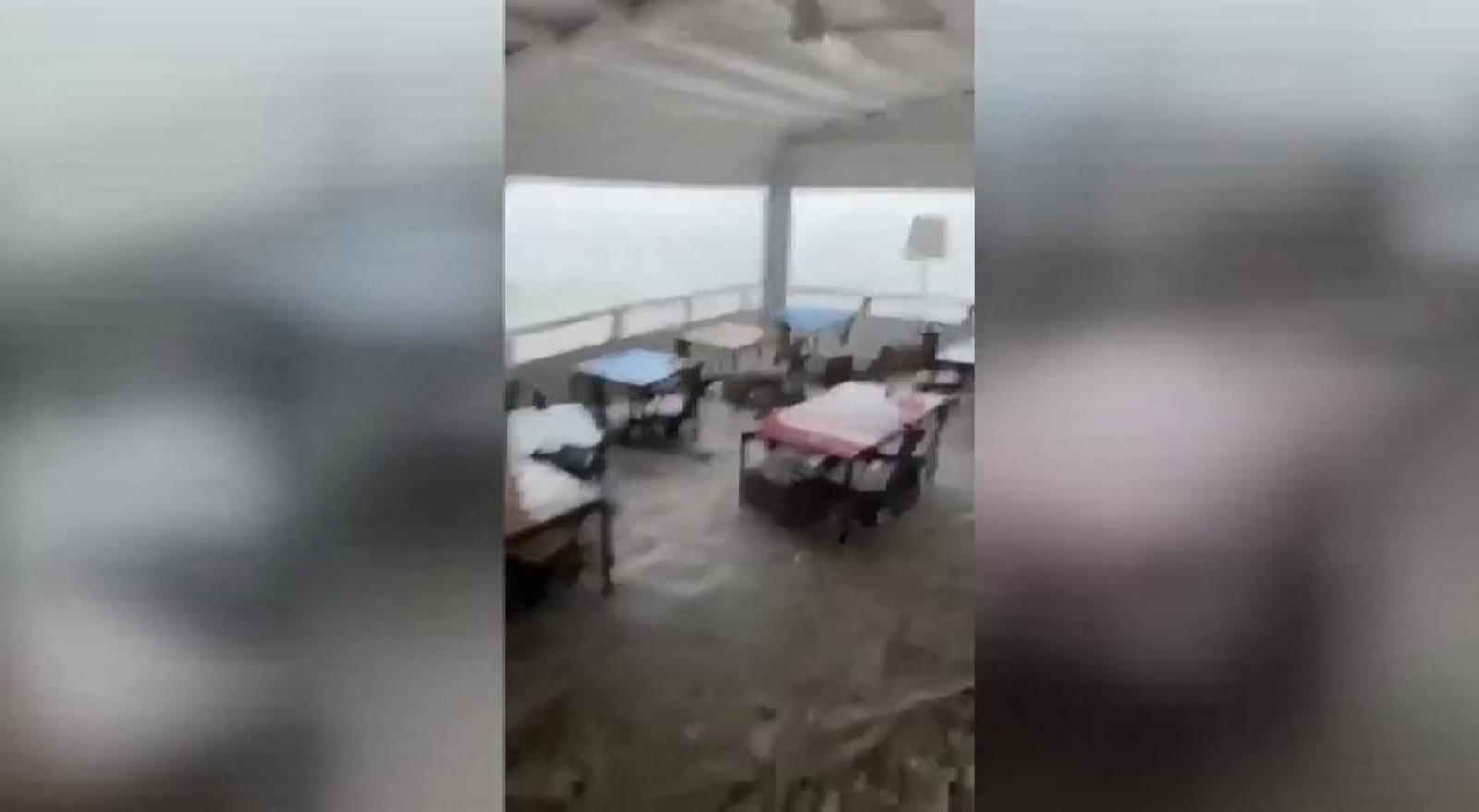 Las lluvias torrenciales provocan fortísimos torrentes de agua en Girona
