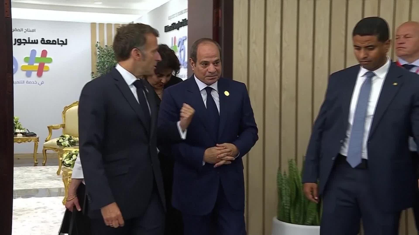 D002-EGIPTO MACRON INAUGURA CAMPUS UNIVERSIDAD