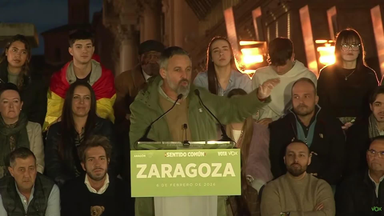 V086-ZARAGOZA ACTO VOX CIERRE CAMPAÑA ABASCAL
