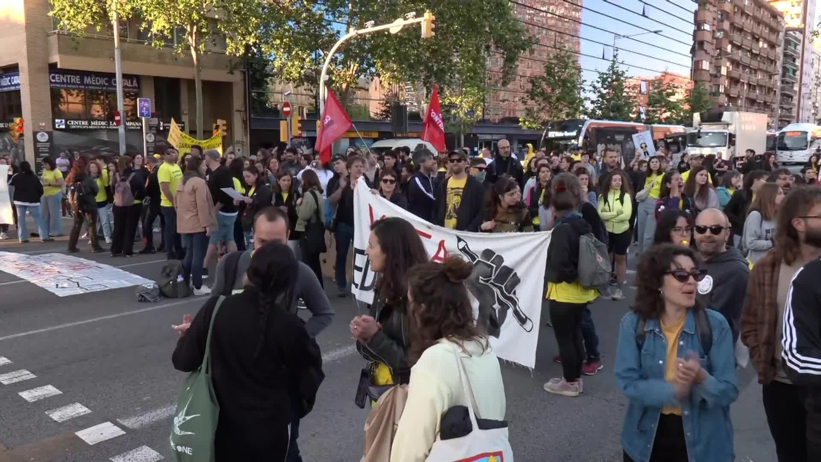 va cortes huelga educacion