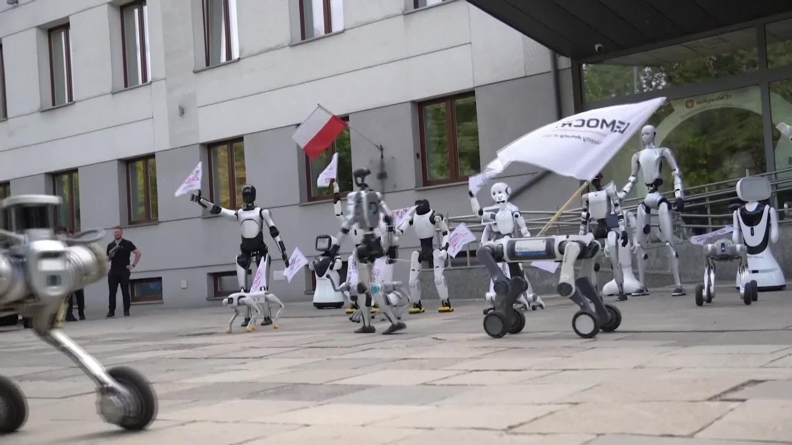 J080-POLONIA MANIFESTACION ROBOTS
