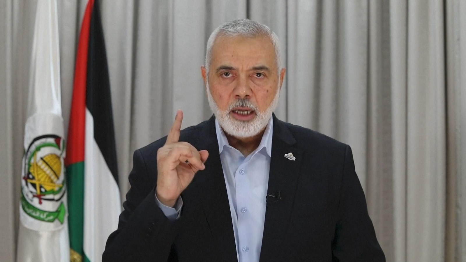 Haniyeh, líder de Hamás, dice que los palestinos no abandonarán Gaza hacia Egipto