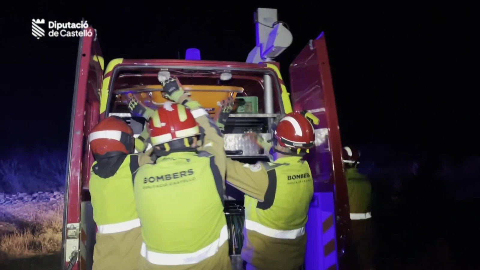 va bomberos accidente