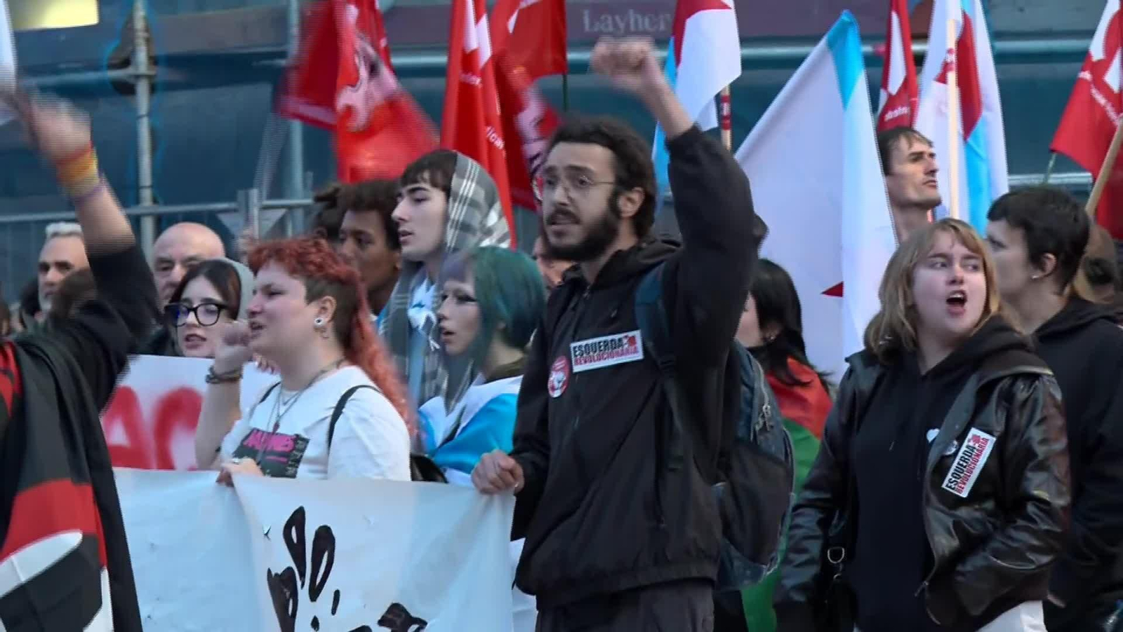 X066-A CORUÑA PROTESTA POR CARGAS POLICIA