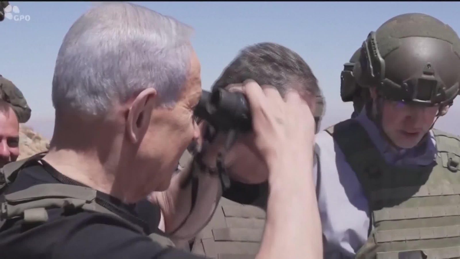 X069-SIRIA VISITA DE NETANYAHU AL MONTE HERMON