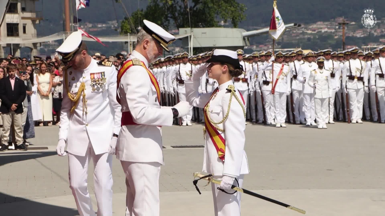Leonor dice adiós a la Armada