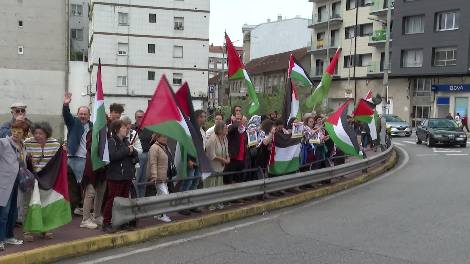 M034-PONTEVEDRA PROTESTAS LA VUELTA