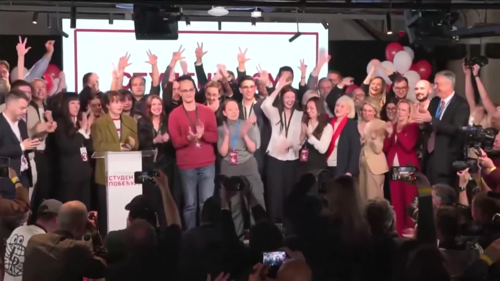 va movimiento estudiantes gana elecciones serbia