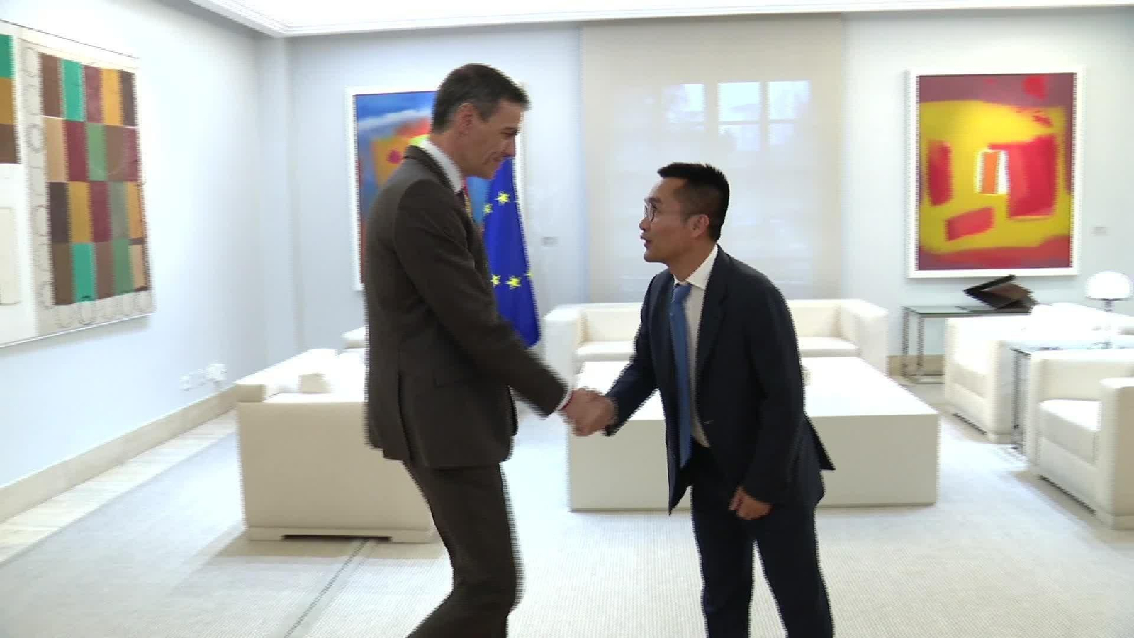 L063-MADRID REUNIÓN PEDRO SANCHEZ CON CEO HITHIUM