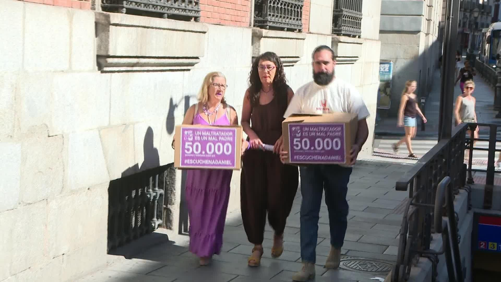L640-MADRID FIRMAS JUSTICIA HIJO JUANA RIVAS