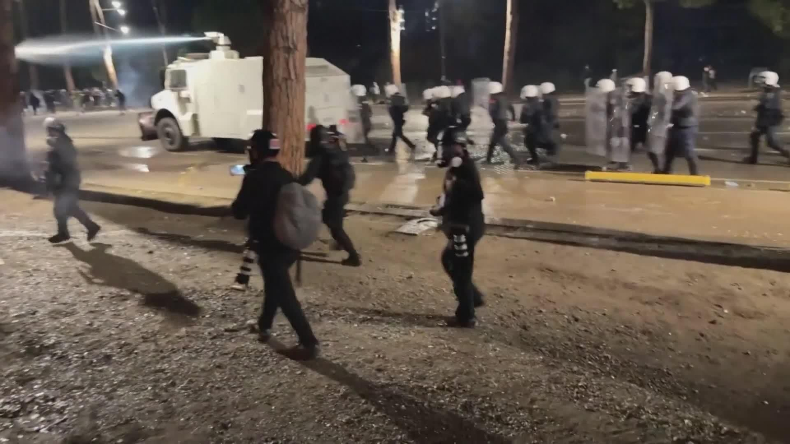 va protestas albania