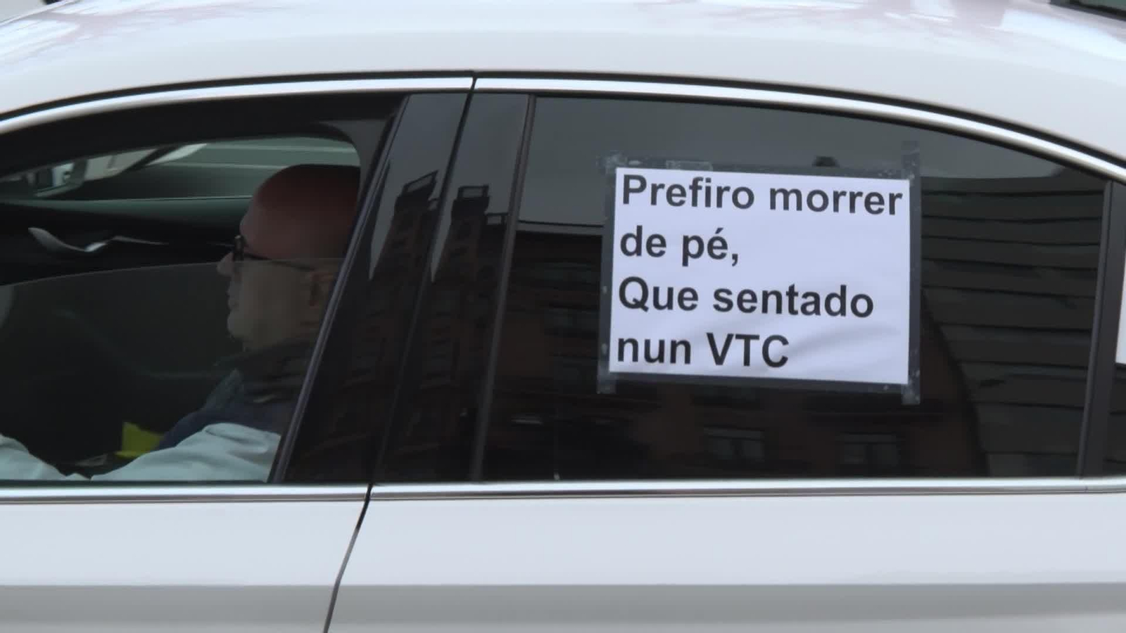 va protestas taxi