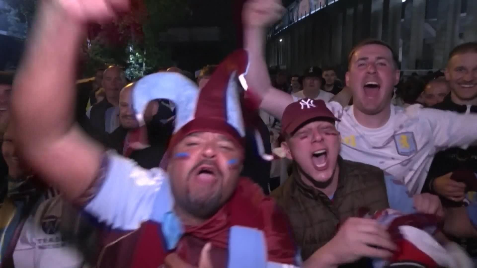 va celebraciones aston villa estambul