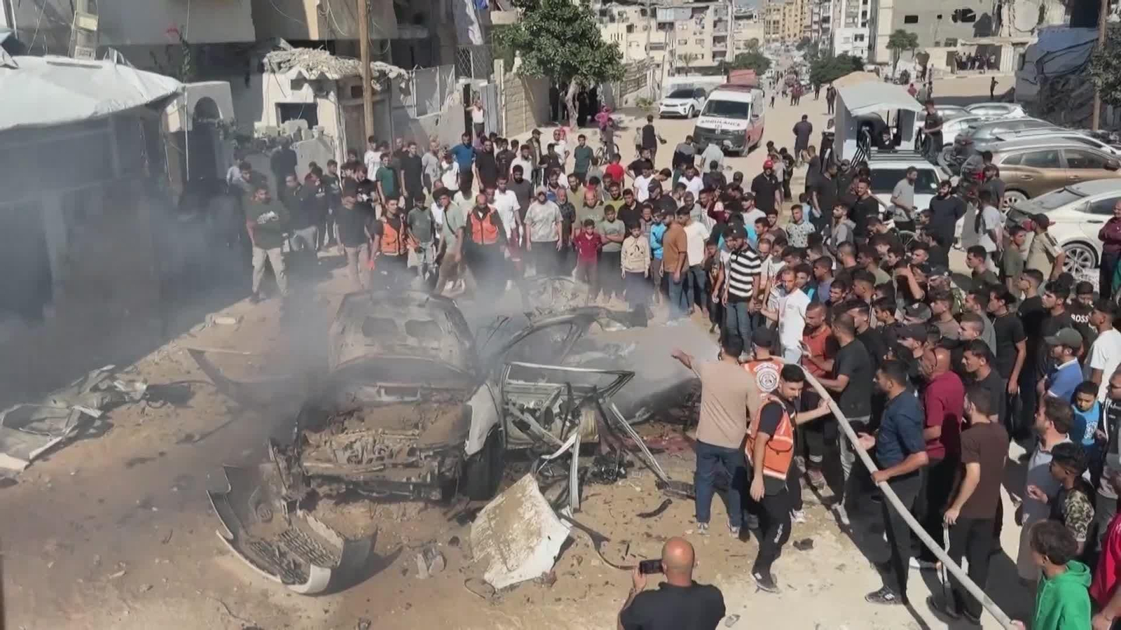 va gaza ataque israeli vehiculo