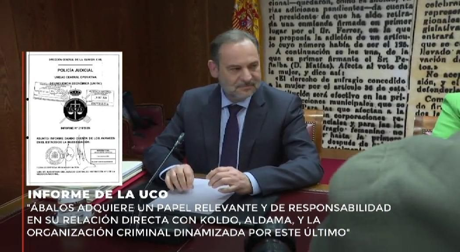 Ábalos se muestra tranquilo por los detalles del informe de la UCO y por su posible imputación