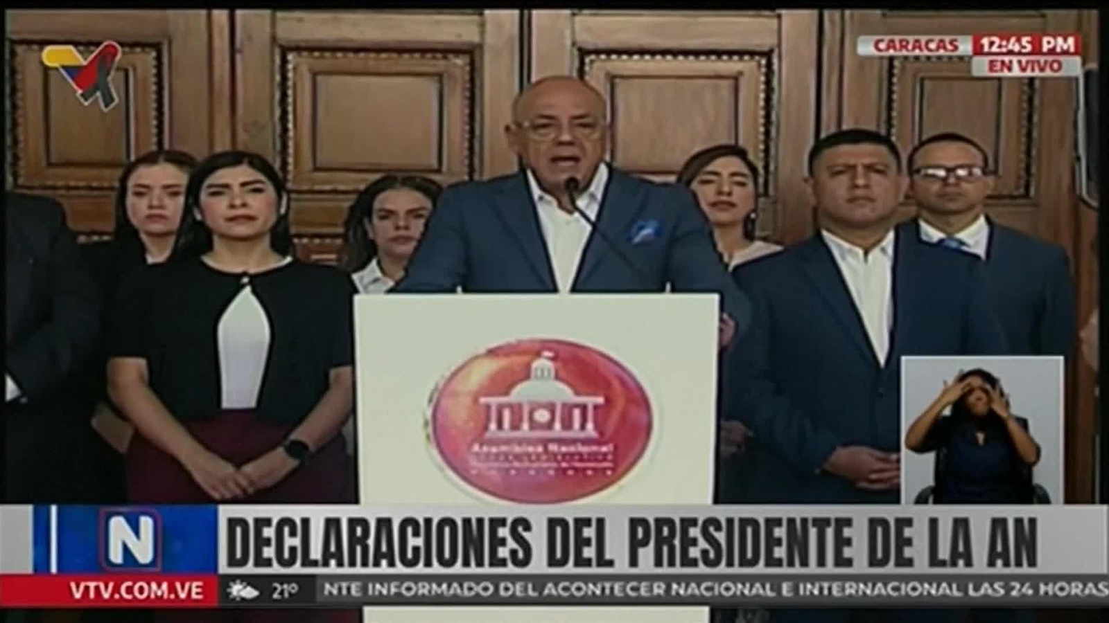 va presidente asamblea presos venezuela