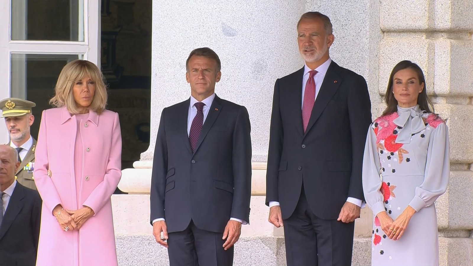 M037 MADRID RECEPCION MACRON PALACIO REAL frame 15435