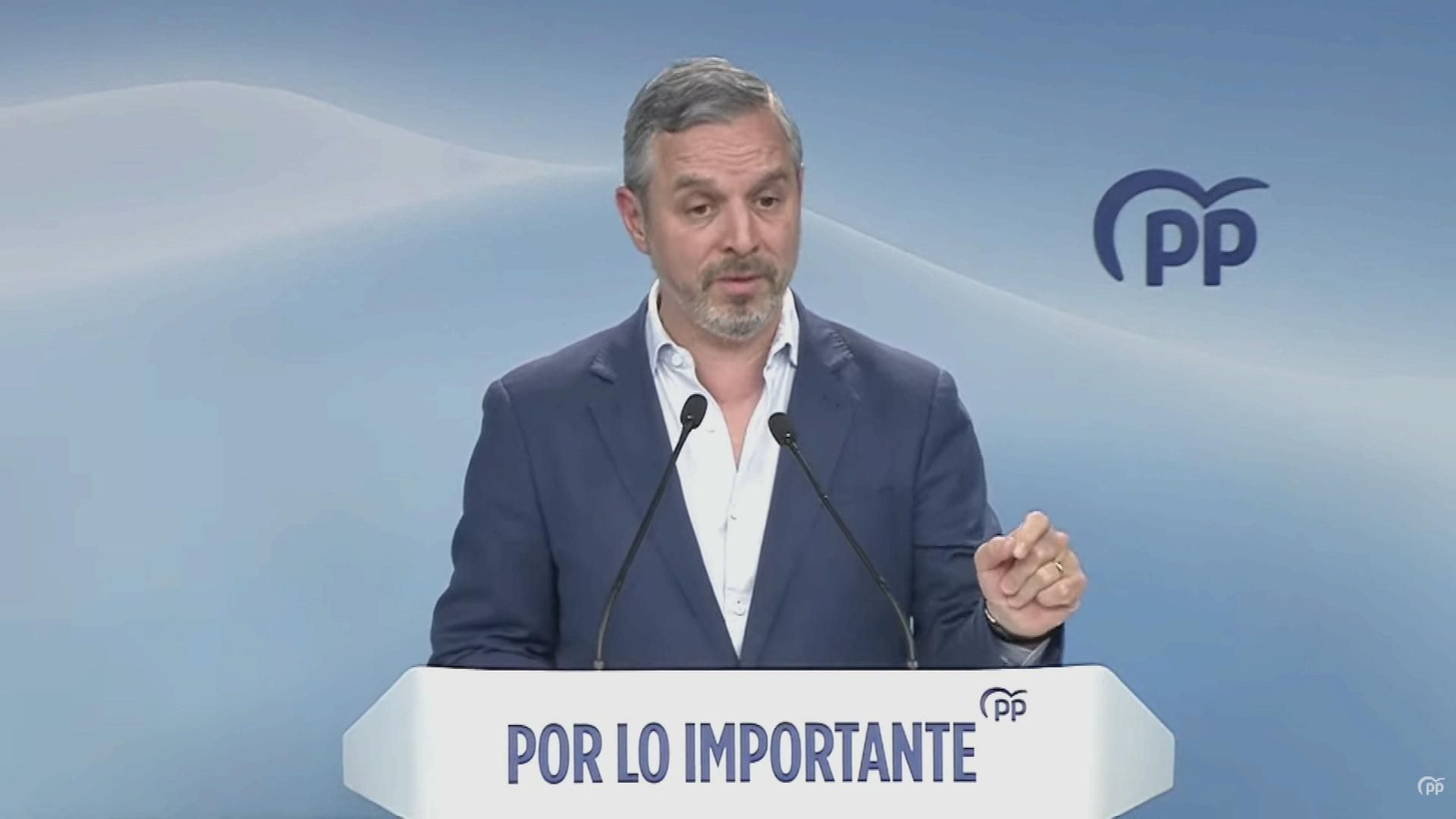 El vicesecretario de Hacienda, Vivienda e Infraestructuras del Partido Popular, Juan Bravo