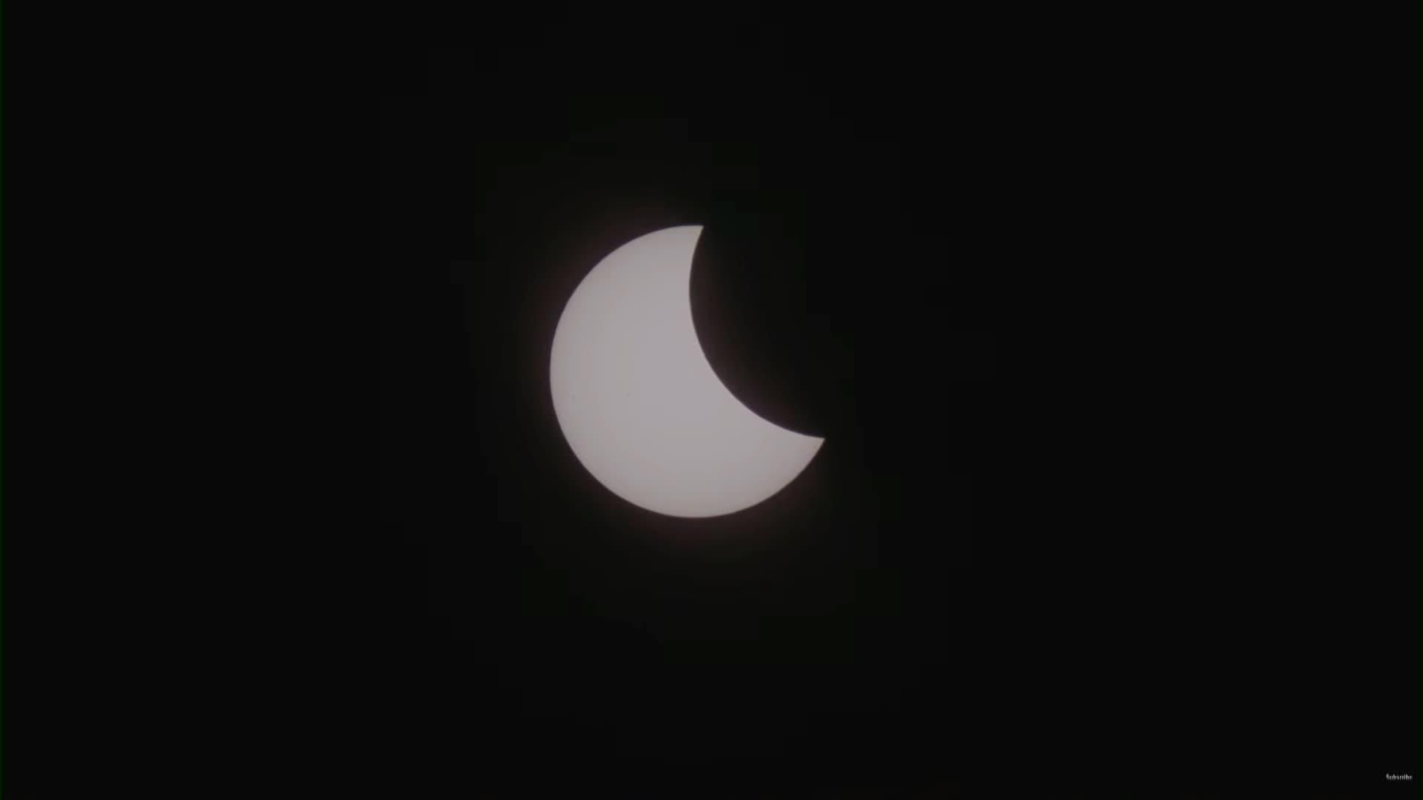 va primeras imagenes eclipse