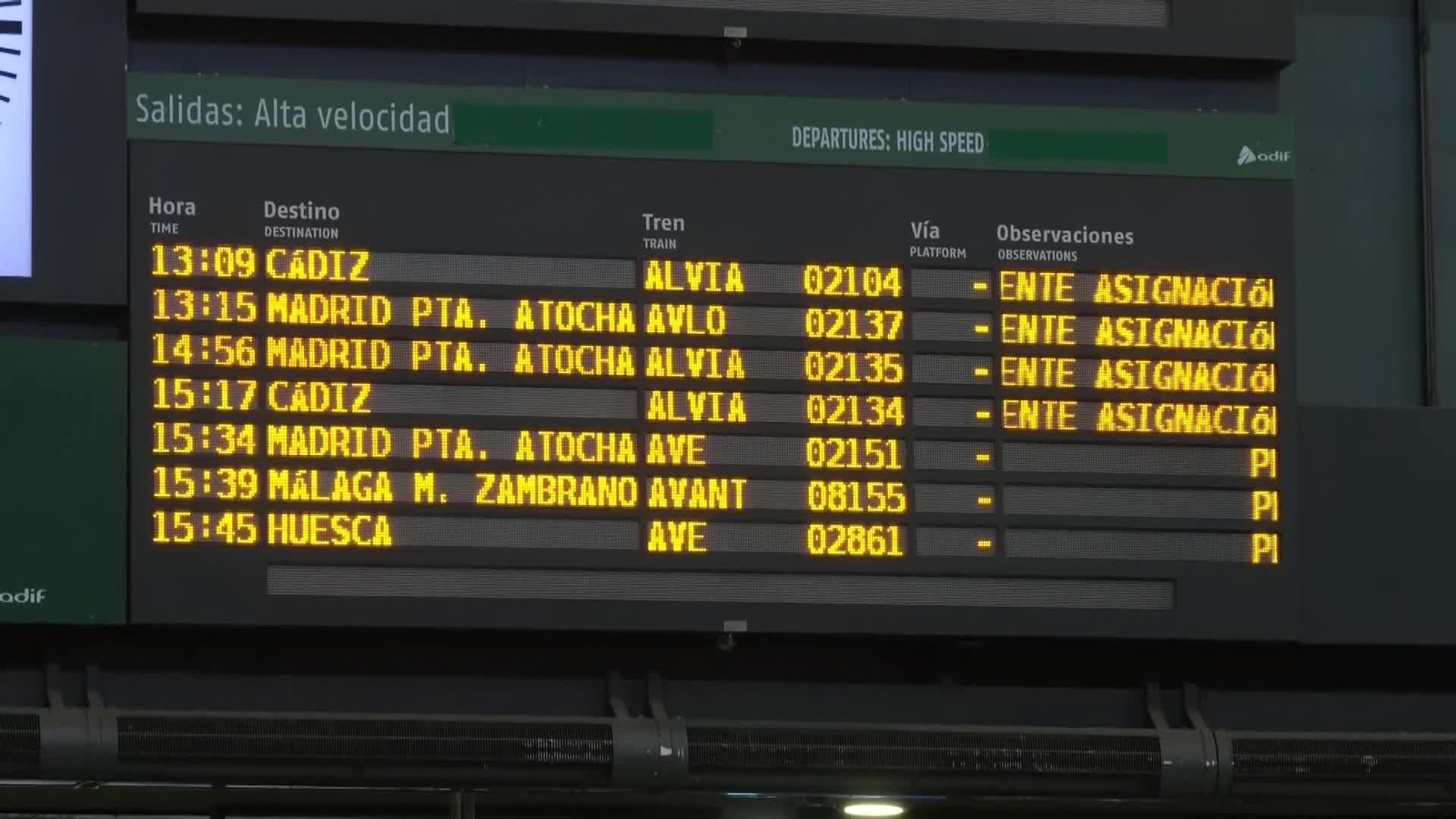 X017-SEVILLA INCIDENCIAS TRENES