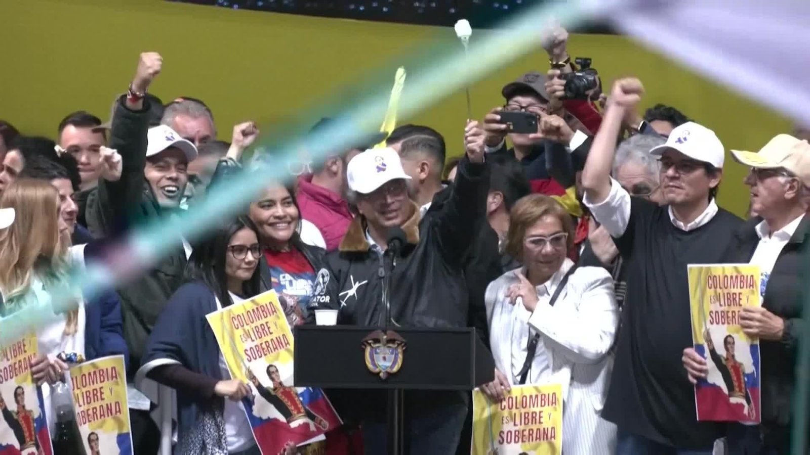 va protesta colombia