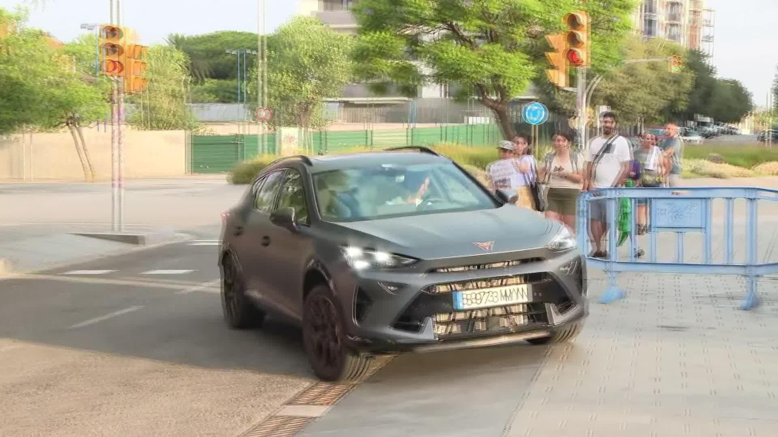 S618-BARCELONA LLEGADAS ENTRENO BARSA