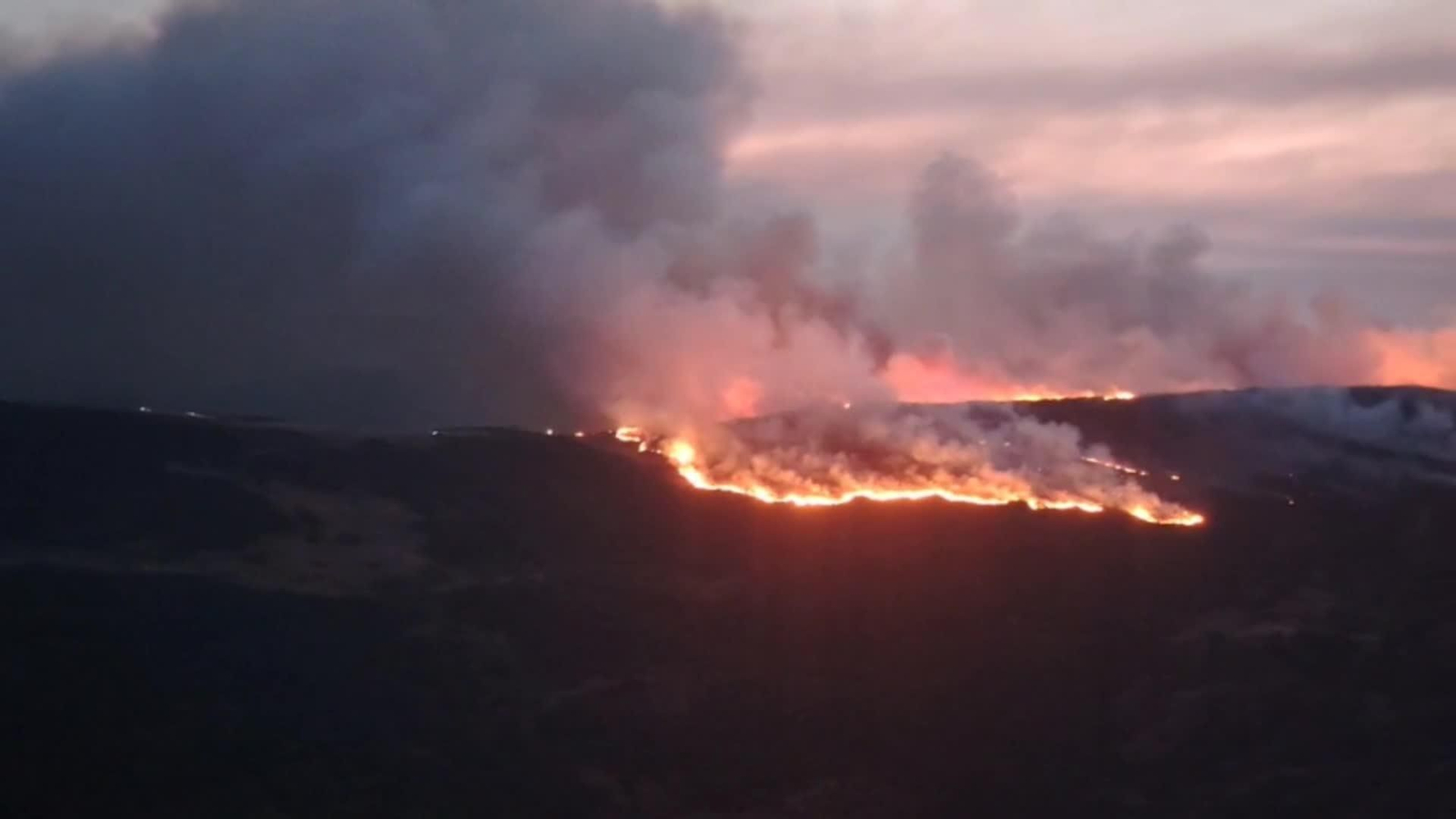 Incendios activos en España