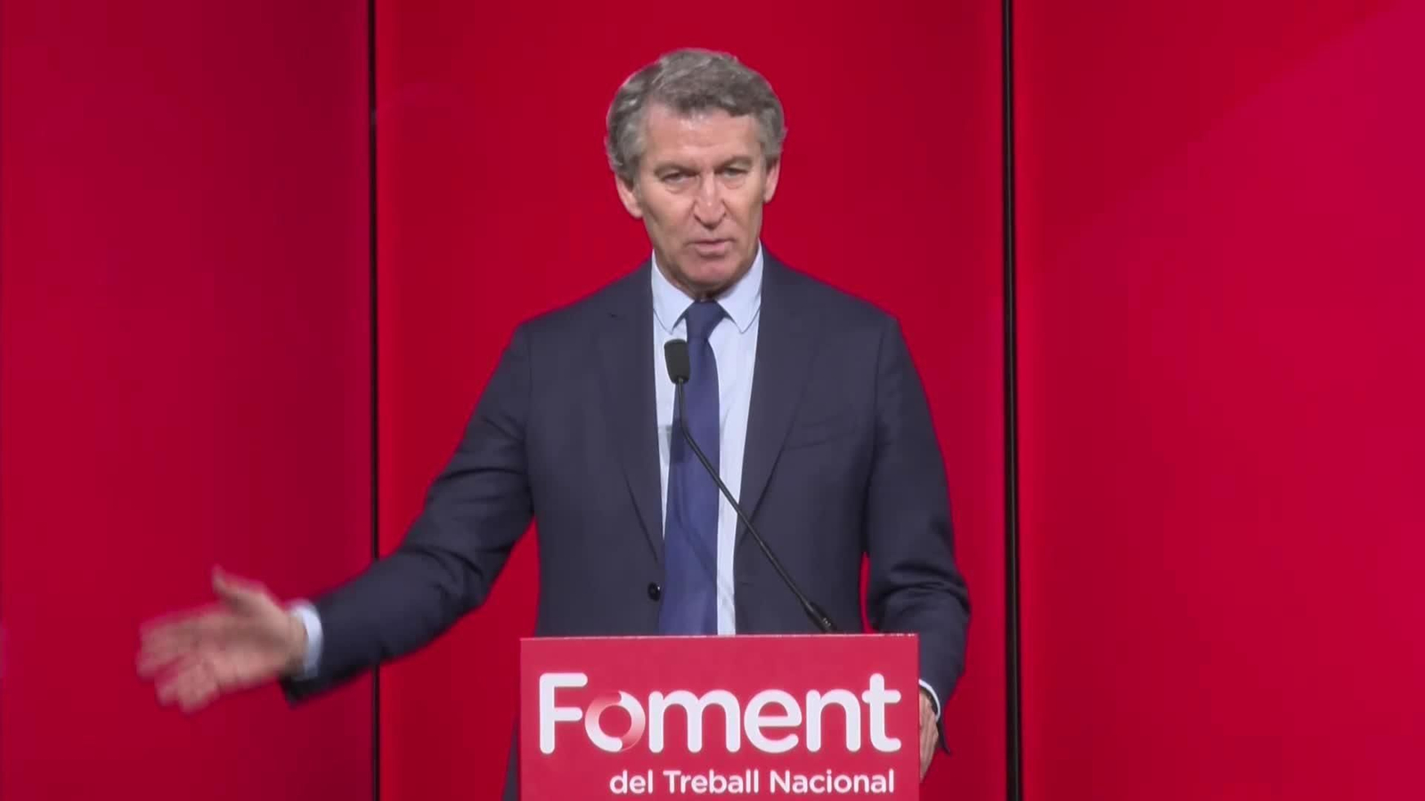 va feijoo pide los votos de junts a los empresarios cat para censura