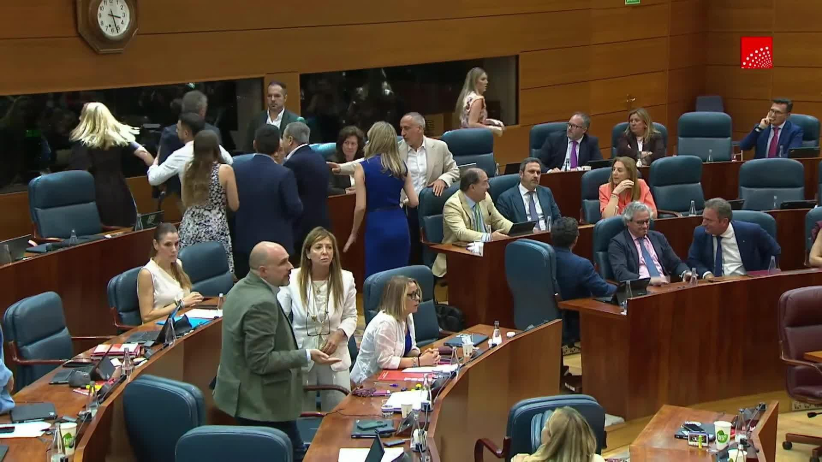 va madrid trifulca en la asamblea
