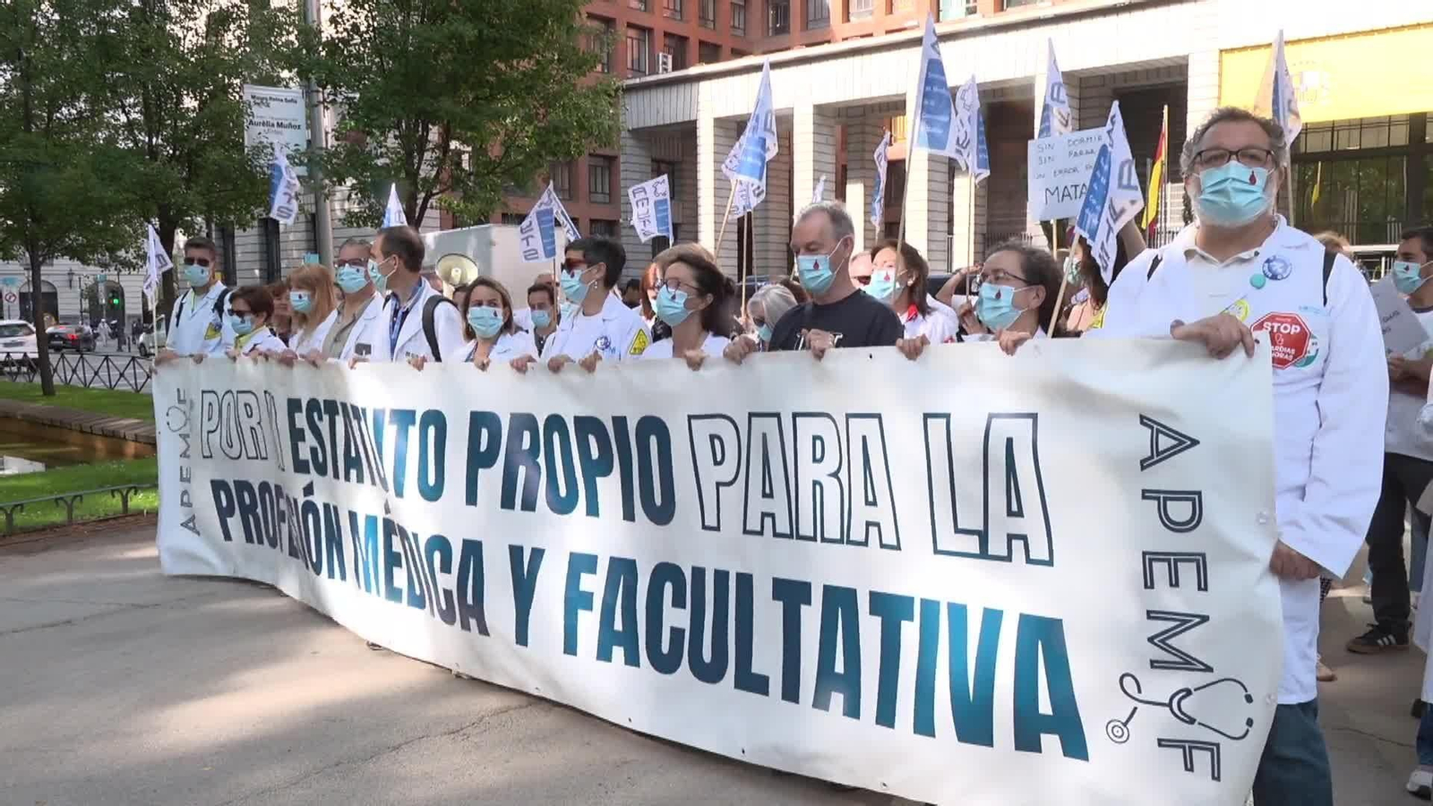va protesta medicos