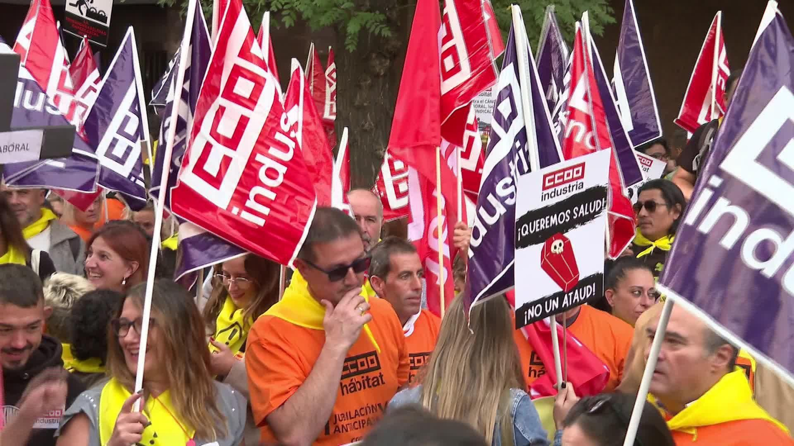 J027-MADRID DECLARACIONES CCOO Y UGT SINIESTRALIDAD