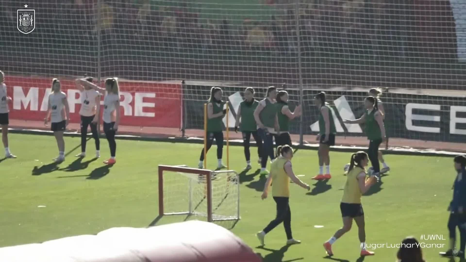 va entreno futbol femenina