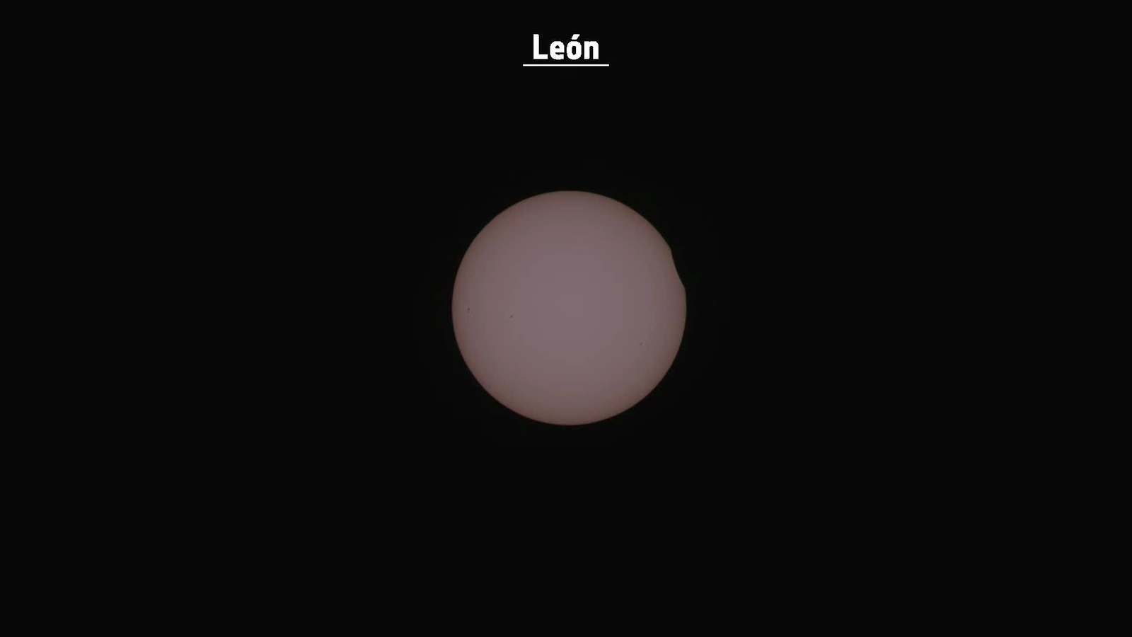 X071-LEON IMAGEN ECLIPSE TOTAL ESA