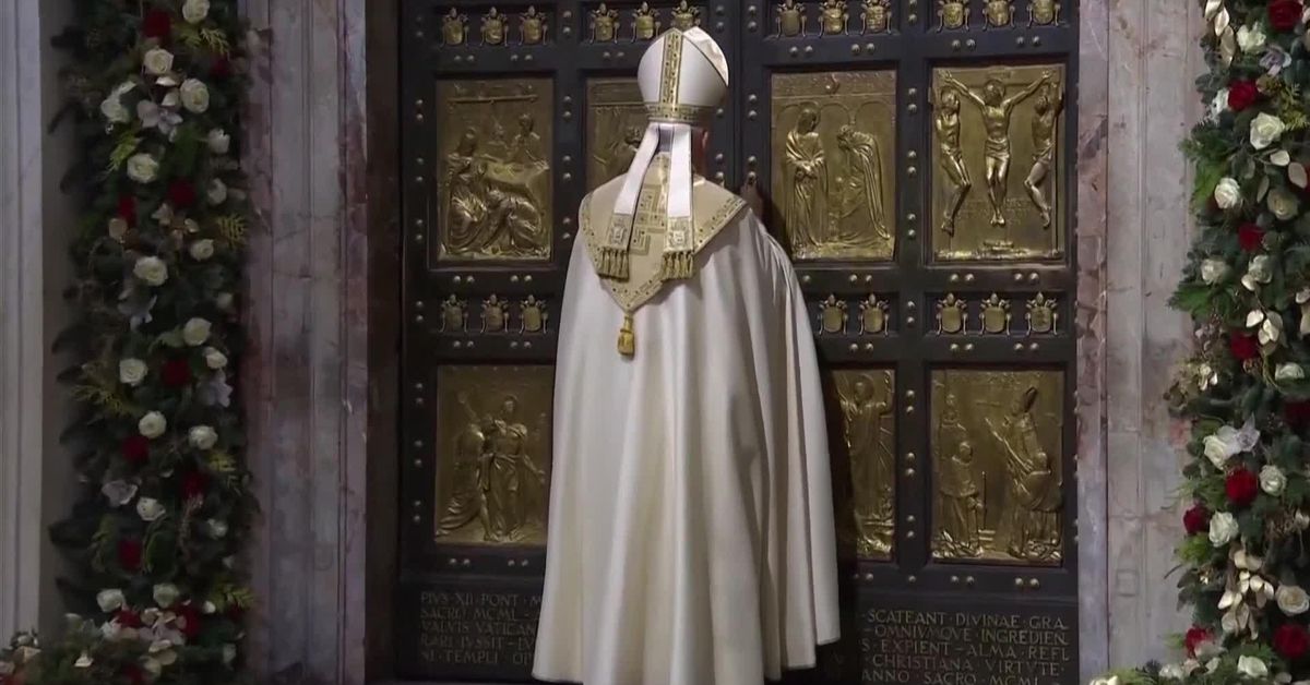 El papa León XIV cierra la Puerta Santa del Vaticano poniendo fin al ...