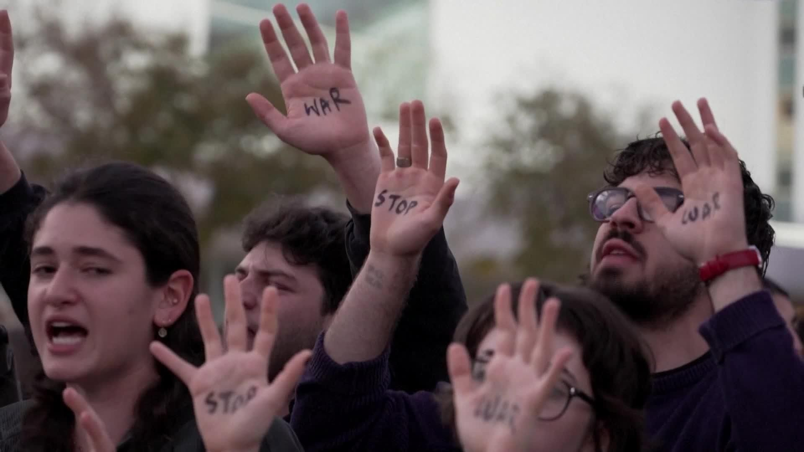D003-ISRAEL PROTESTAS CONTRA LA GUERRA