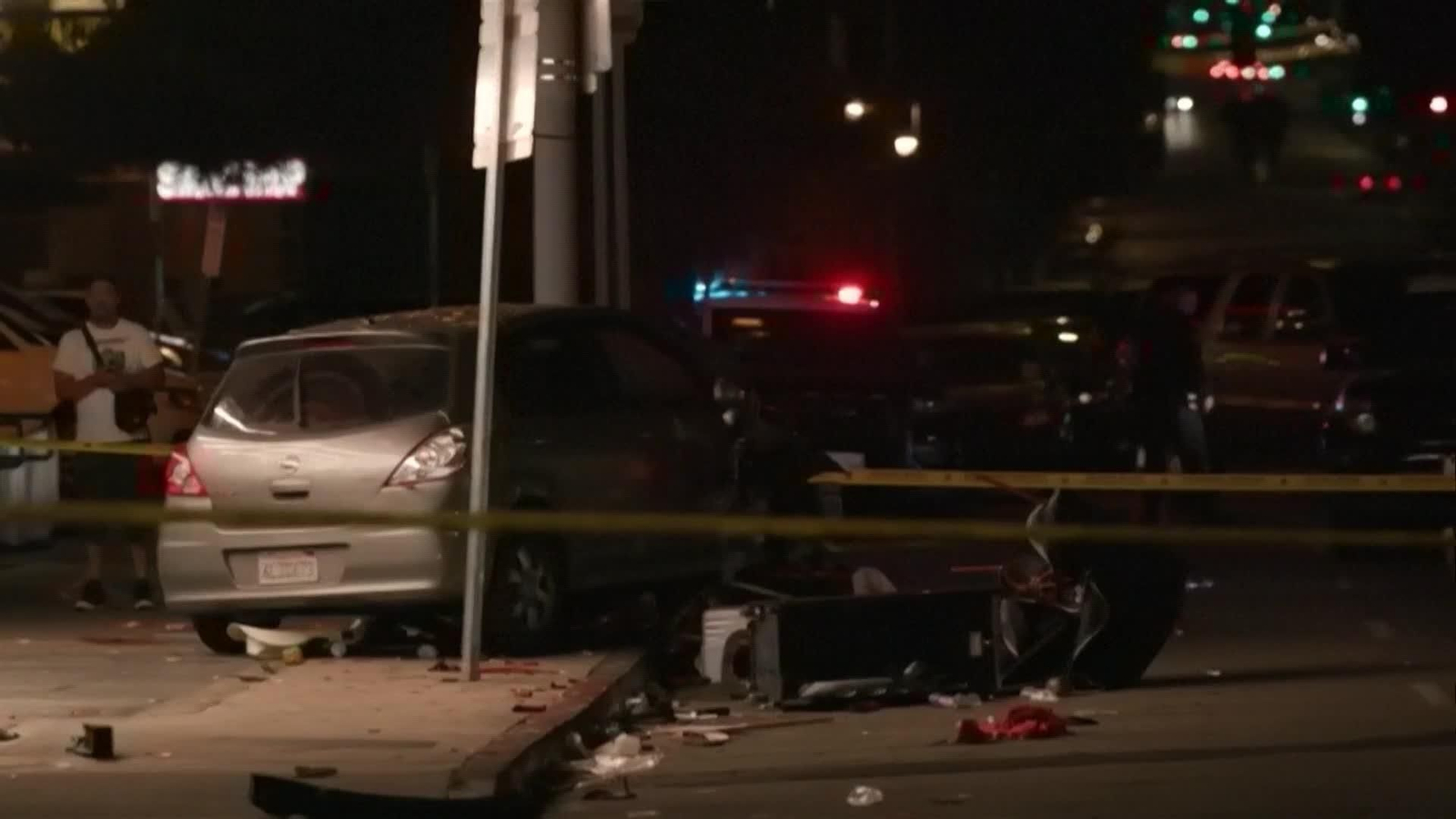 20 personas resultan heridas tras un atropello múltiple en Los Angeles (EEUU)