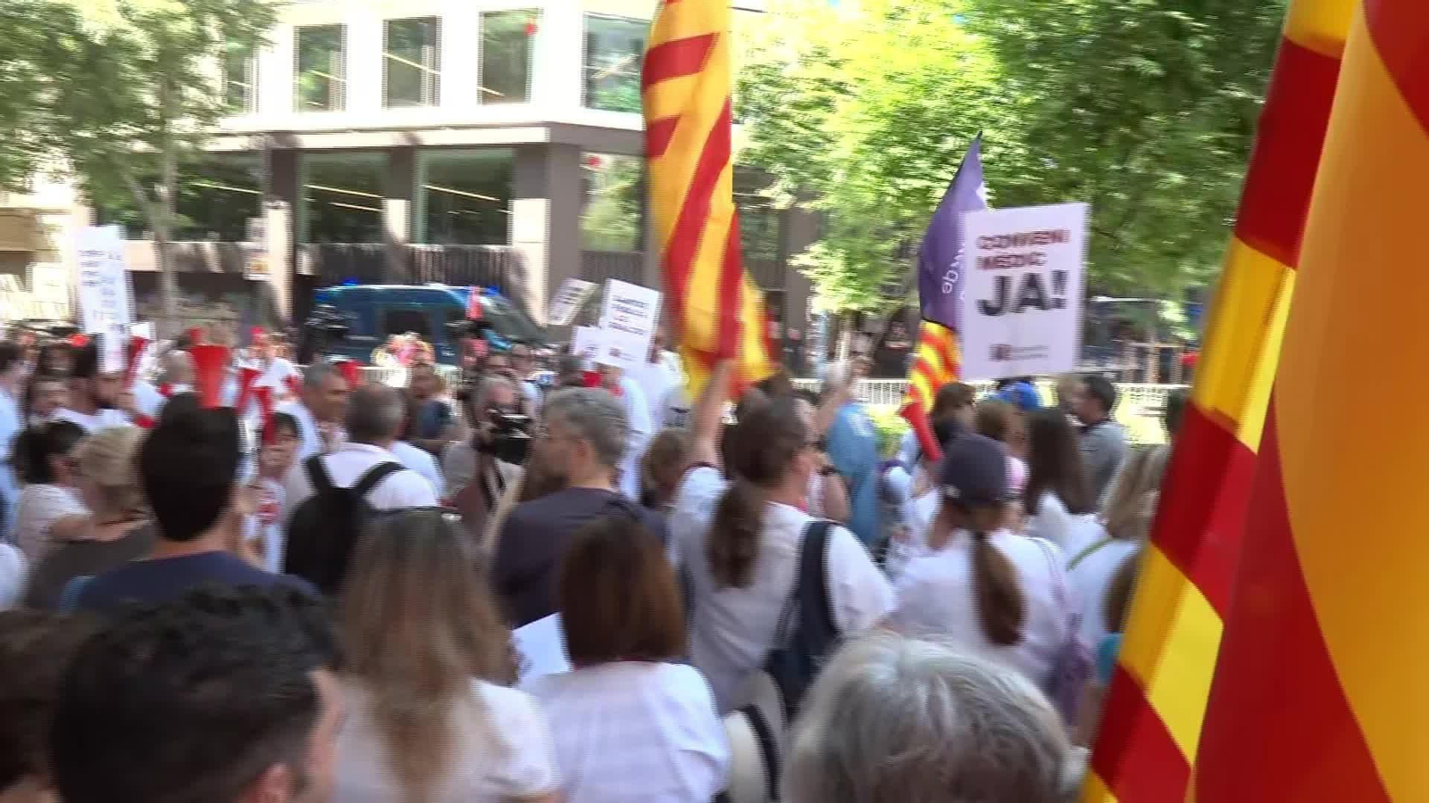 X054-BARCELONA HUELGA DE MÉDICOS