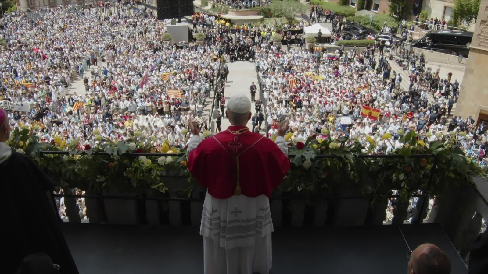 va papa bendicion balcon montserrat