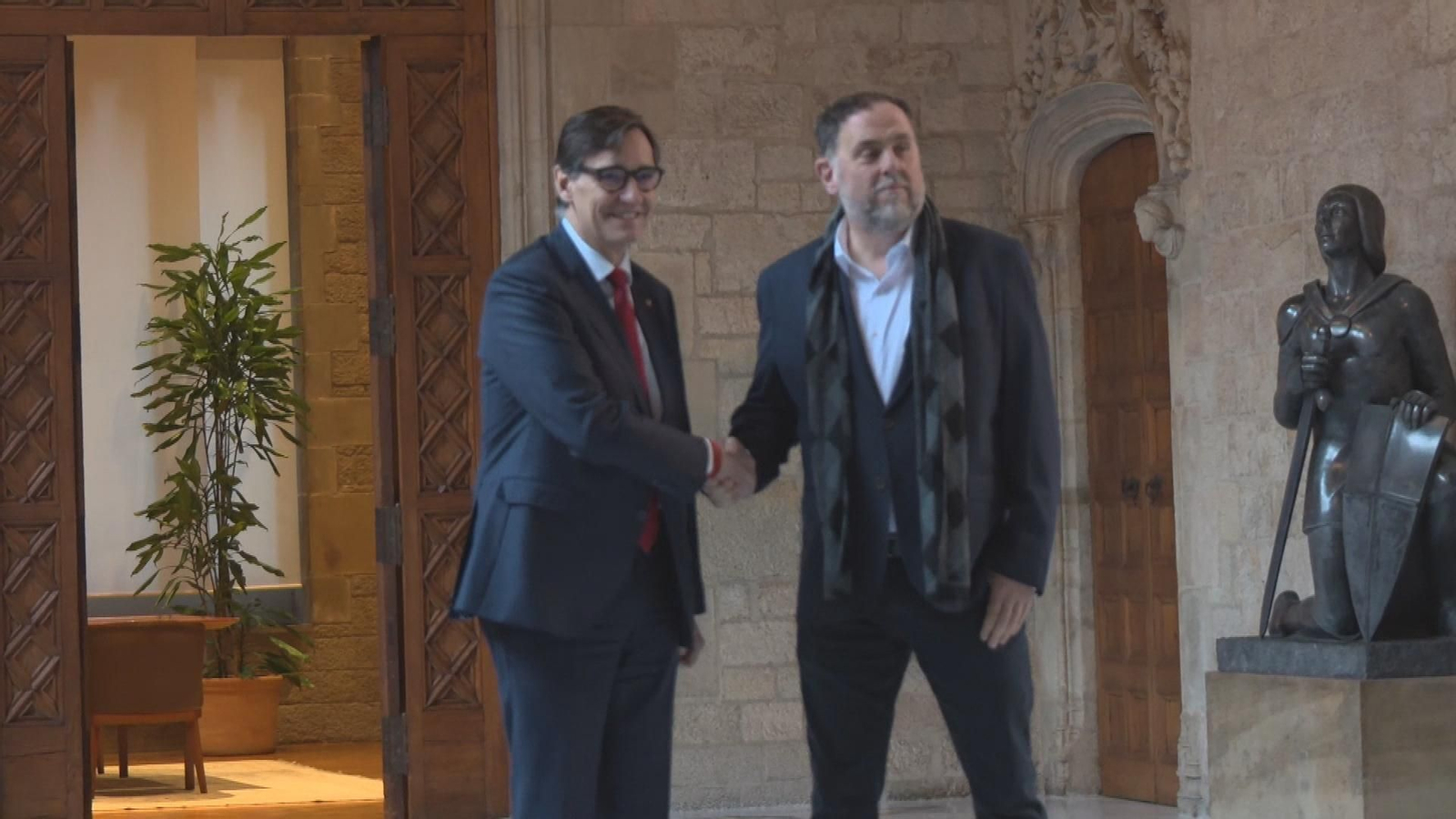 Illa con Junqueras