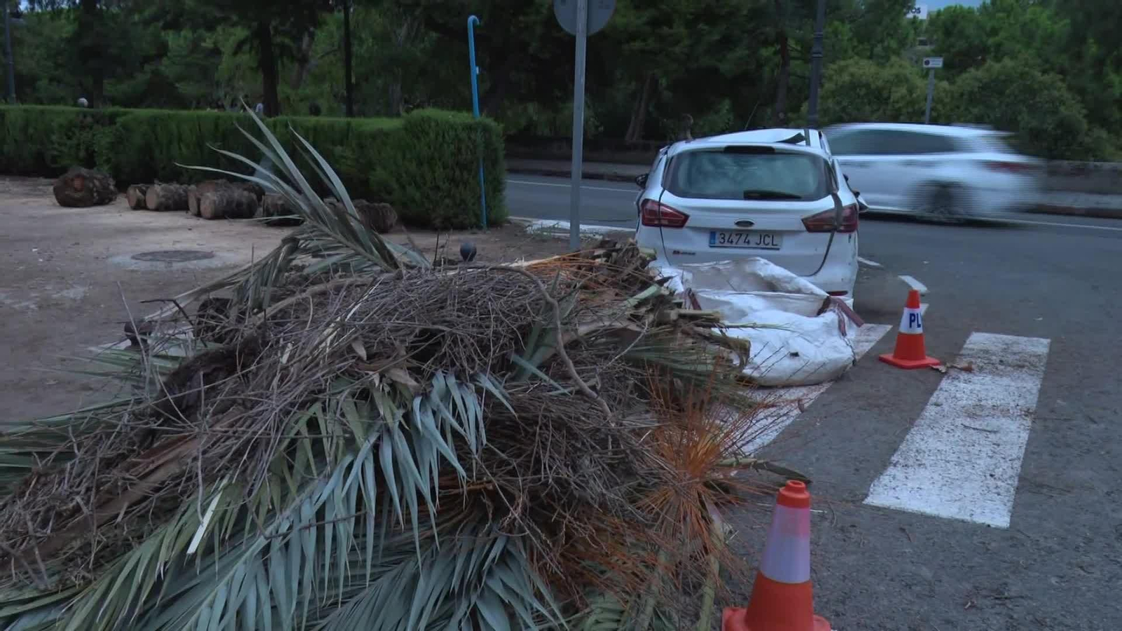 J054-VALENCIA EFECTOS LLUVIA DIA DESPUES VALENCIA CIUDAD