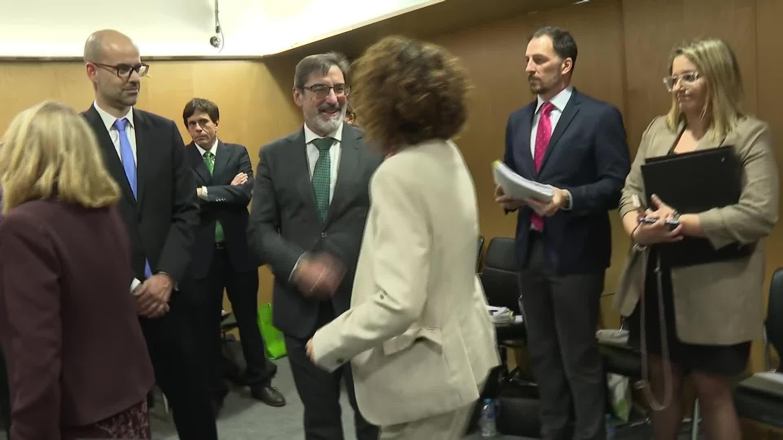 L035-MADRID MJ MONTERO PRESIDE REUNIÓN CPFF