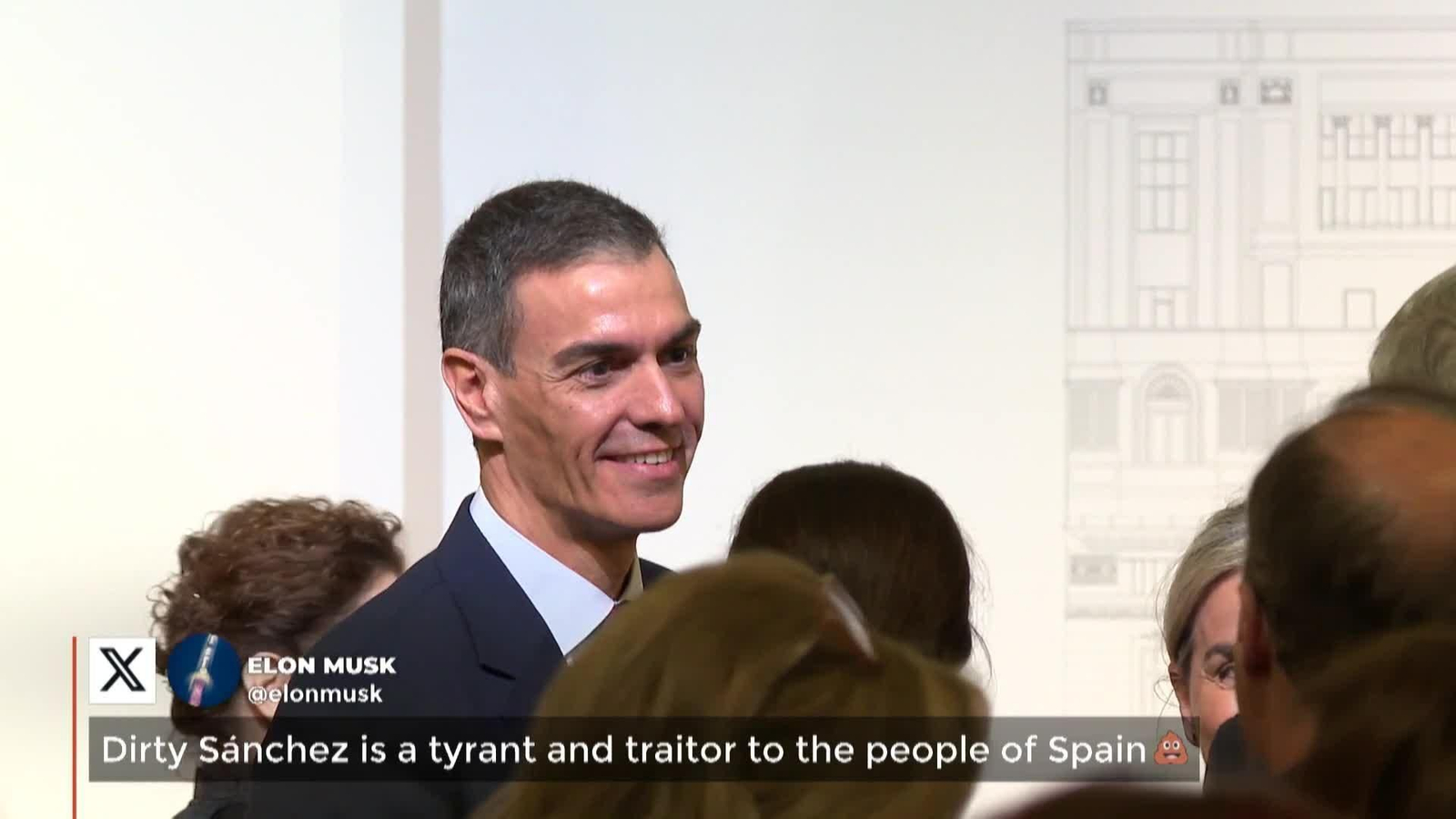 web reacciones insultos musk a sanchez