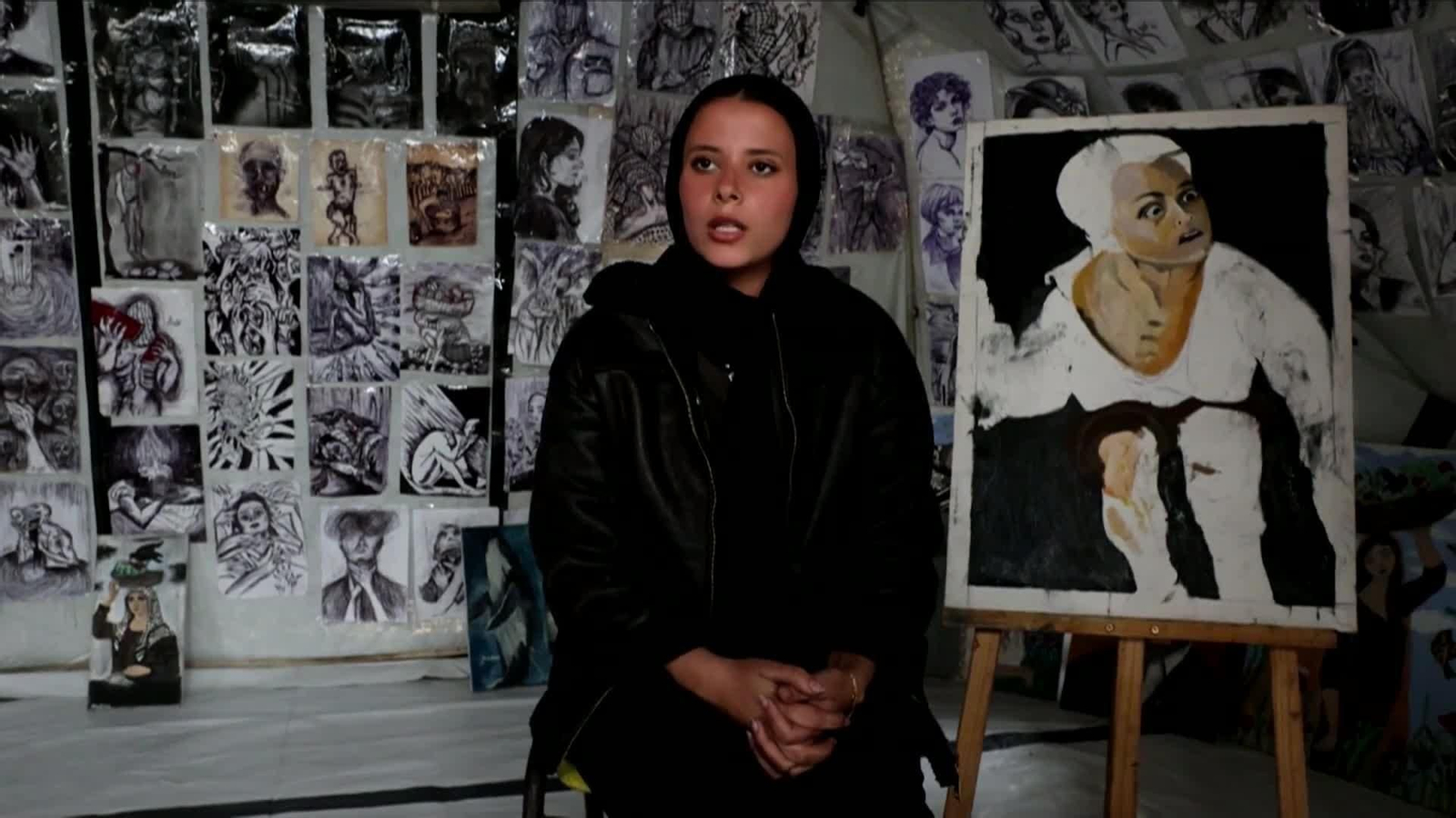 web una artista en gaza
