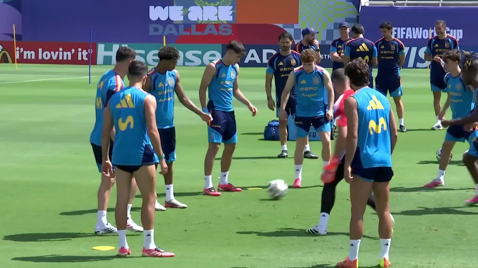 va seleccion en dallas entreno