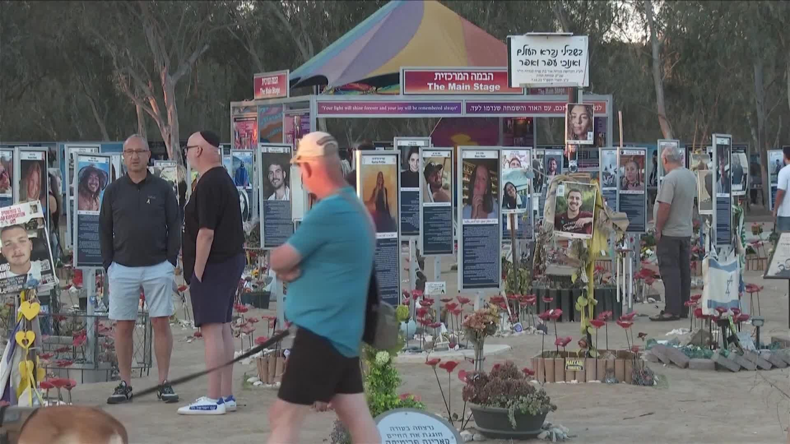va homenaje vistimas hamas festival