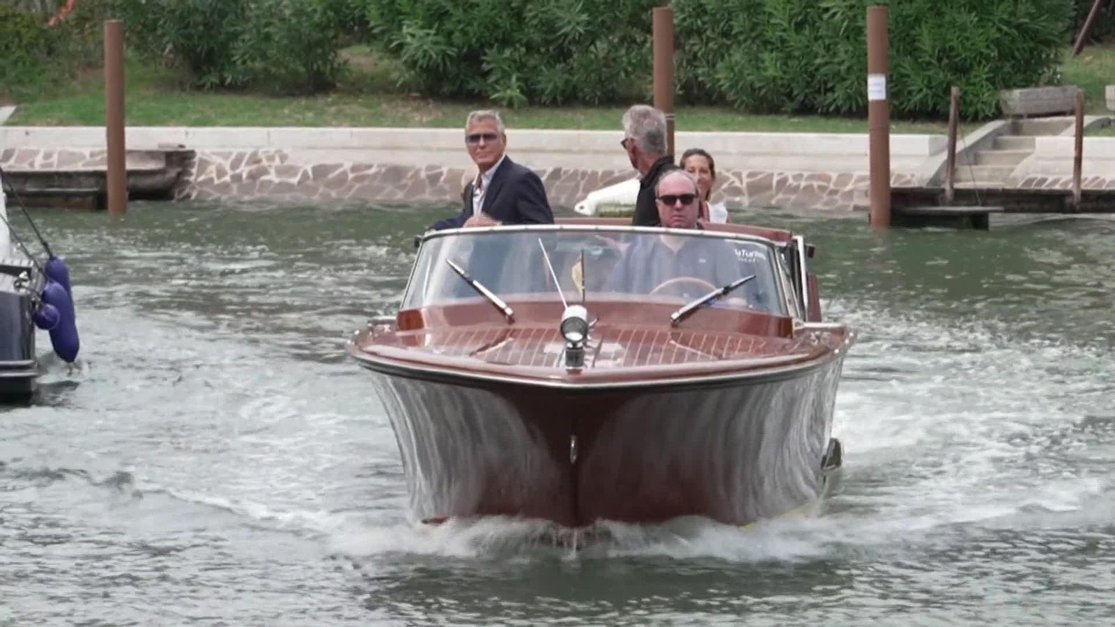 X054-ITALIA LLEGADA CLOONEY AL FESTIVAL DE VENECIA