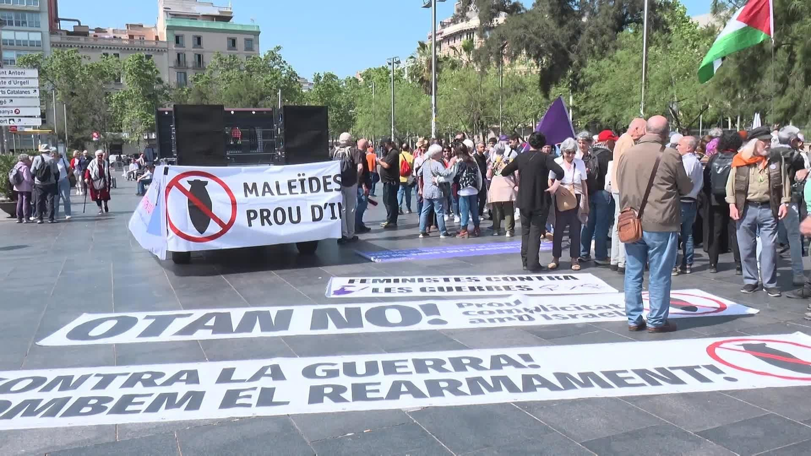 D020-BARCELONA MANIFESTACION CONTRA GUERRA IRAN
