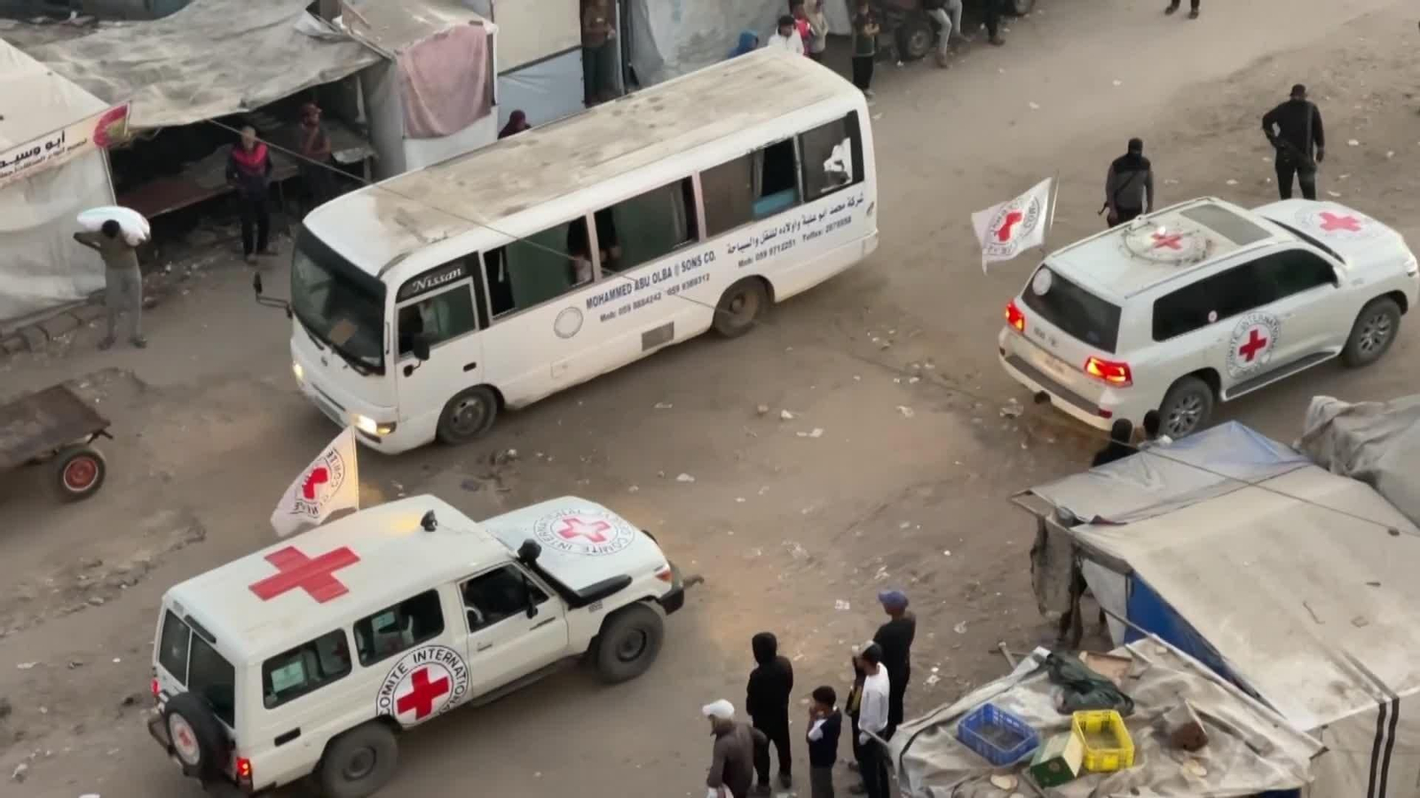 va gaza vehiculos cruz roja
