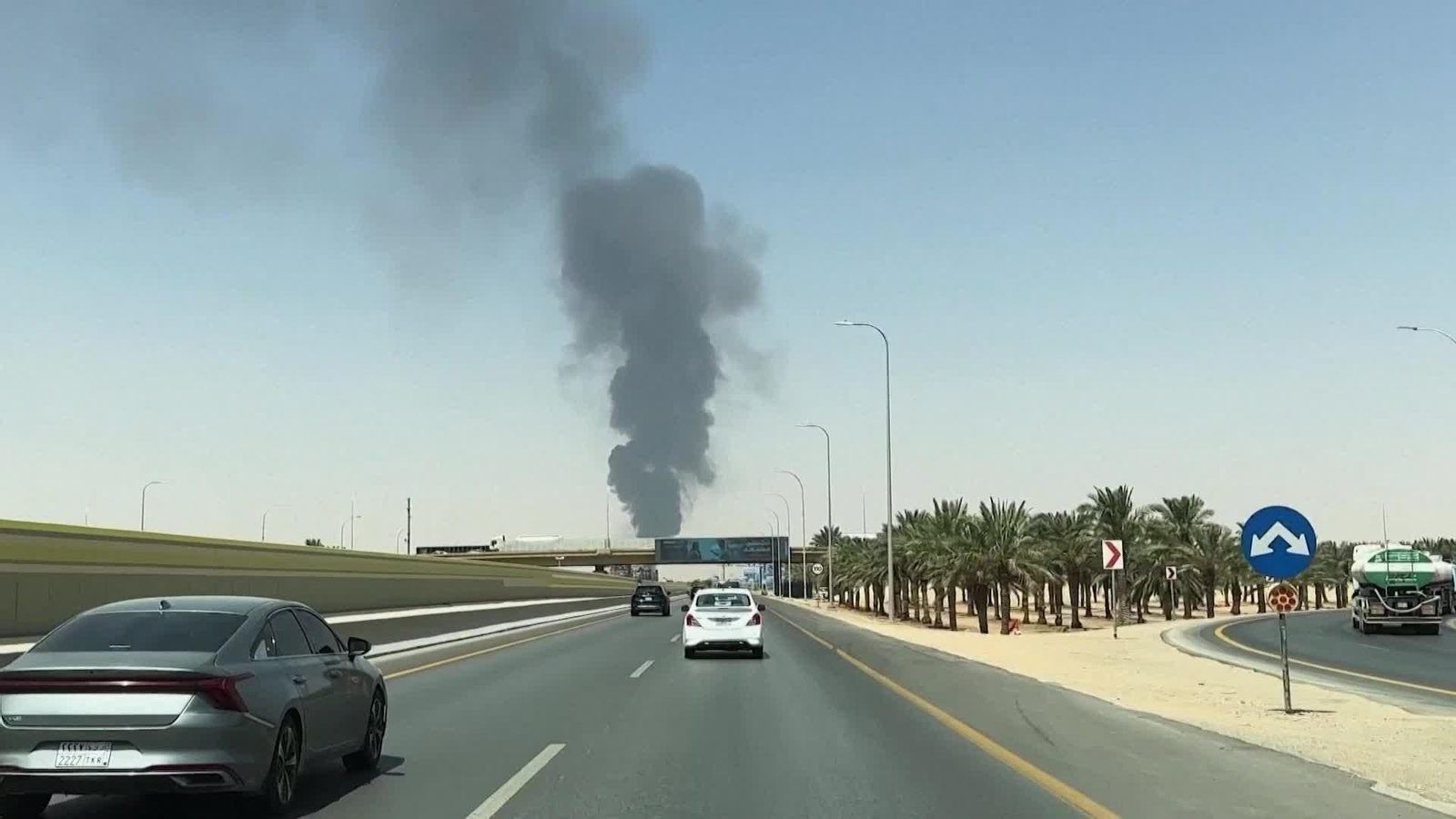 S044-ARABIA SAUDI HUMO ATAQUE IRANI EN RIAD