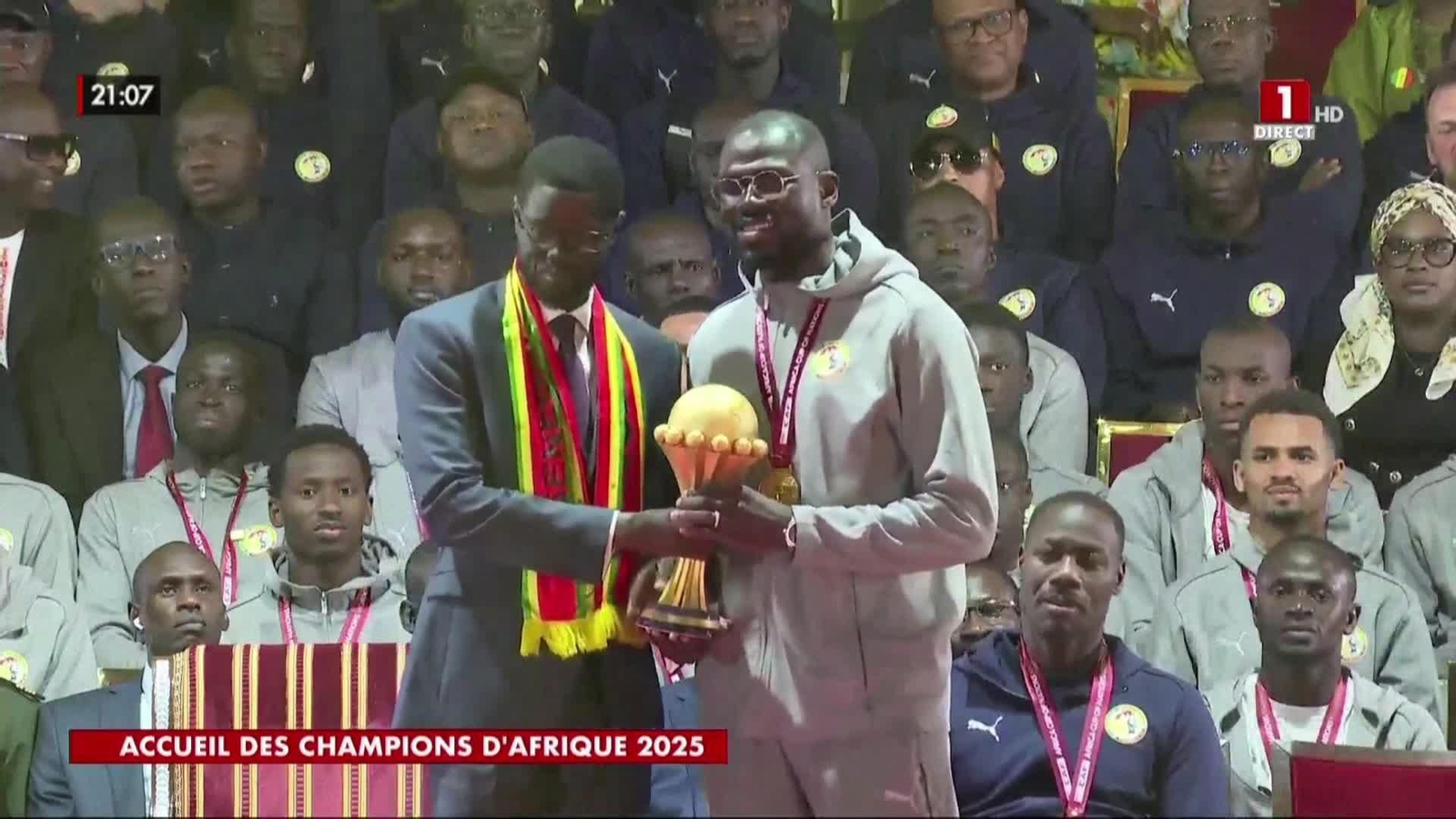 va senegal celebraciones copa africa